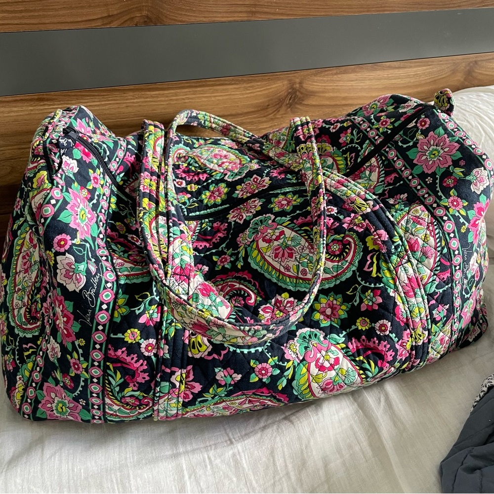Floral Patterned Vera Bradley Duffel